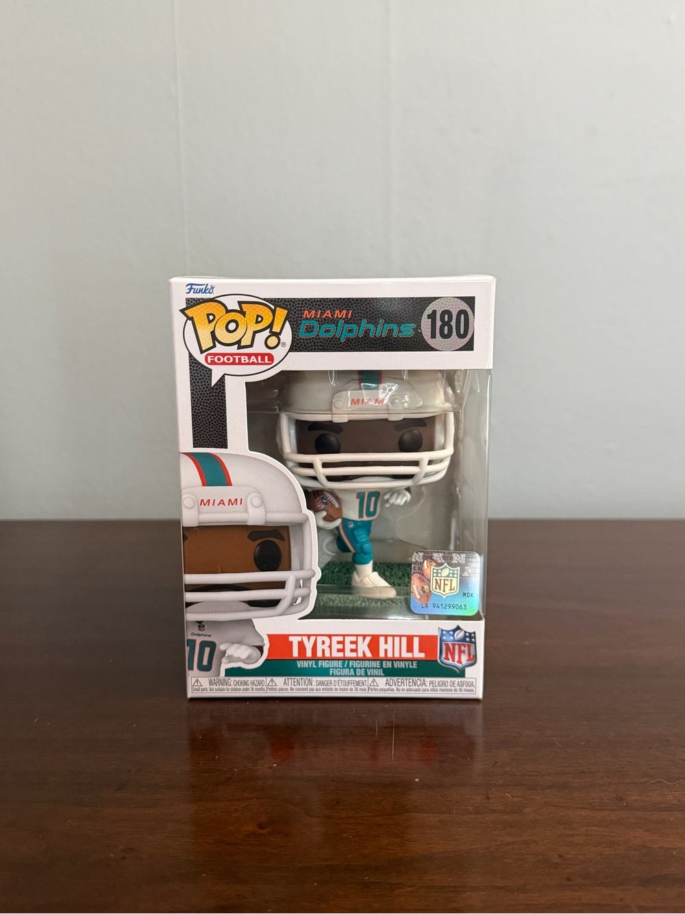 Funko Tyreek Hill Miami Dolphins Teal/White Vinyl Figure